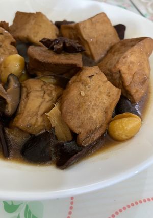 Foto resep Lo tahu jamur vegetarian