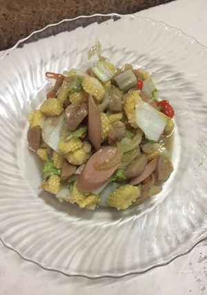 Foto resep Tumis jagung muda