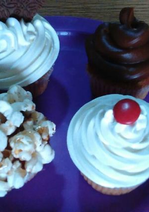 Una foto de Muffins de pochoclo, de Bon o Bon, Rocklets y Chocotorta