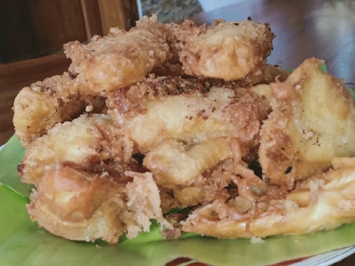 Langkah Gampang Menyiapkan Resep Pisang goreng krispi Pontianak yang  Bikin Ketagihan Anti Ribet, Uenak Banget