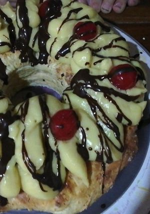 Una foto de Rosca de Pascua sin gluten y sin azúcar (con Stevia)
