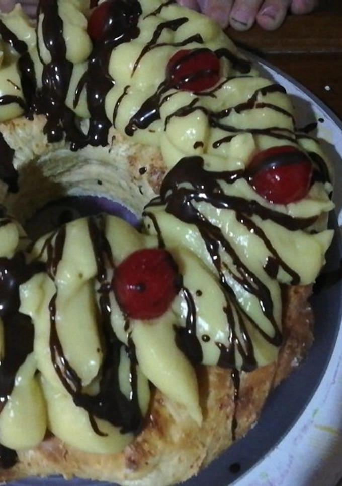 Una foto de Rosca de Pascua sin gluten y sin azúcar (con Stevia)
