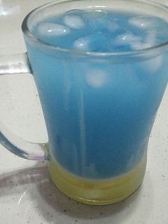 Foto resep Es Happy Blue Tea