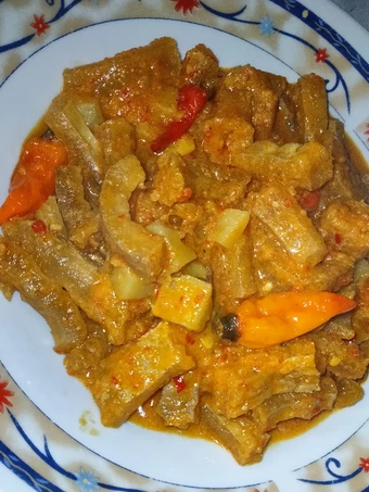 Cara Gampang Membikin Resep Sambal goreng krecek gudeg yang Uenak Anti Ribet, Mantap Sekali