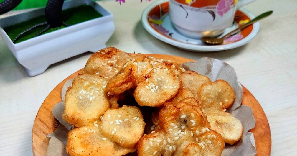 Resep Pisang Goreng Wijen Kayu Manis Oleh Nyanyah Cookpad