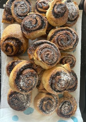 Kakaós csiga recept fotója