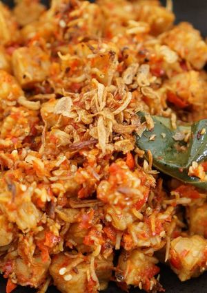 Foto resep Sambal goreng teri tempe
