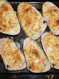 Machas gratinadas
