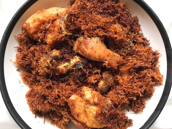 Resep Ayam serundeng Anti Gagal