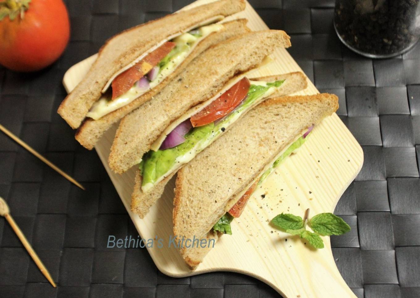 Chicken Salami Sandwich