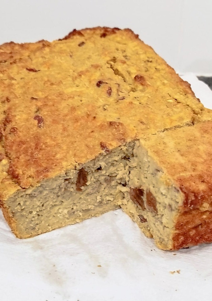 Una foto de Tarta manzana y avena