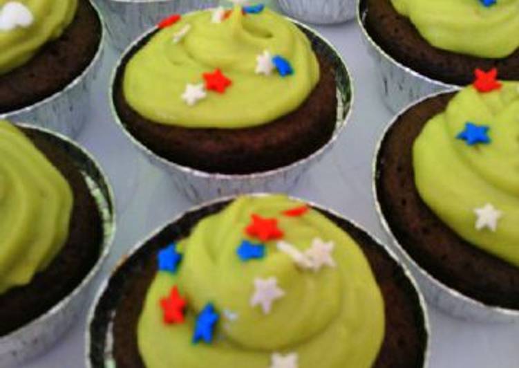 Chocolate Cupcake With Avocado Frosting