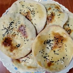 Egyptian bread (mahlab) A picture of Egyptian bread (mahlab).