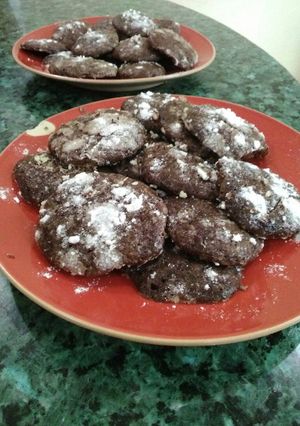 Foto resep Chocolate Crinkle Cookies