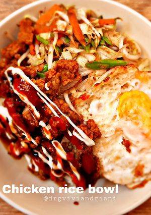 Foto resep Chicken rice bowl