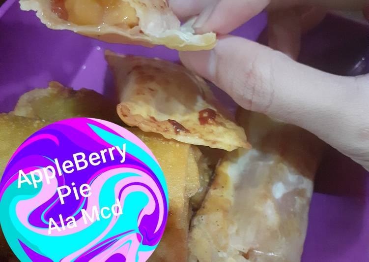 Cara Membuat Apple Berry Pie Ala Mcd Yang Gurih