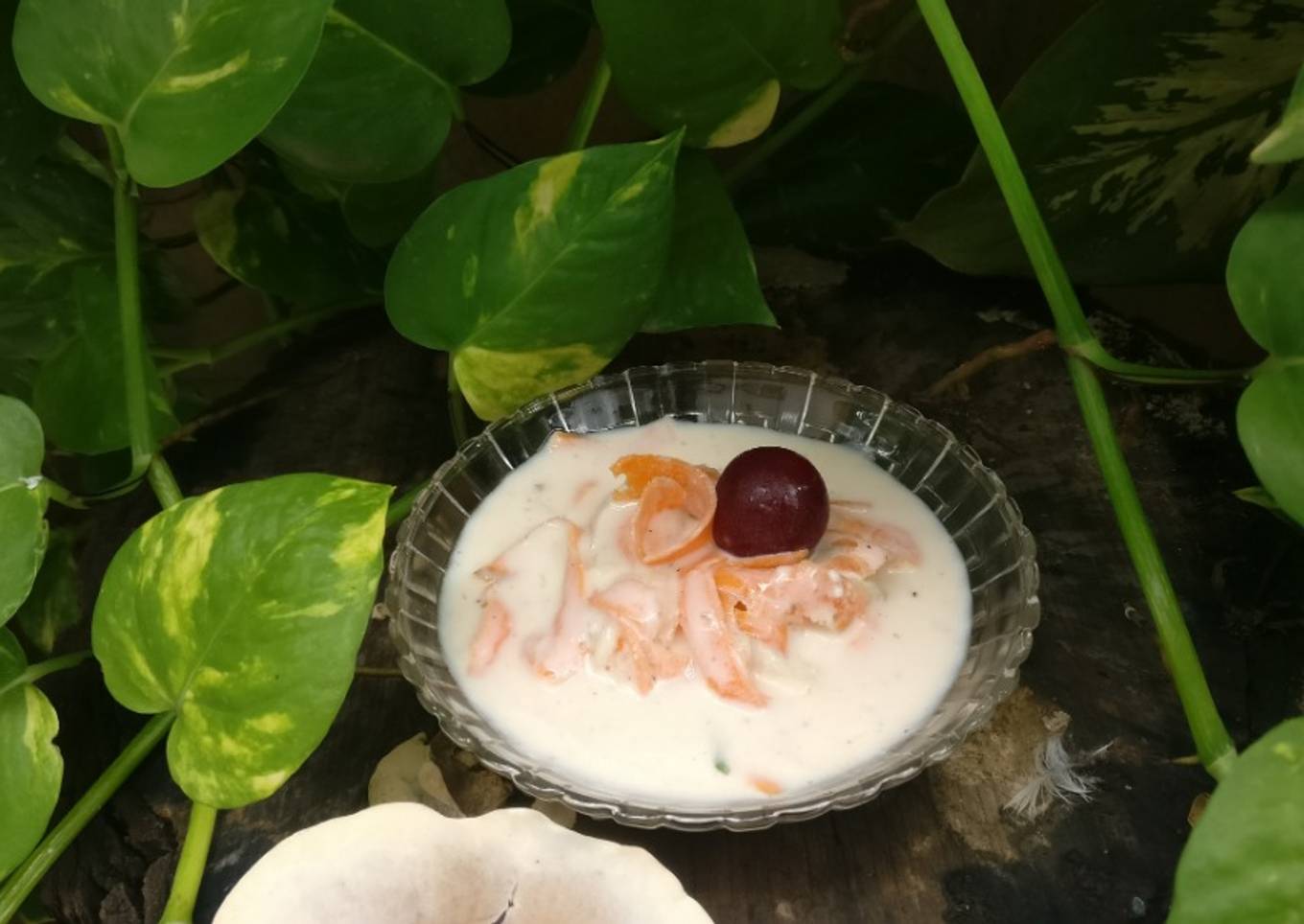 Carrot cucumber raita