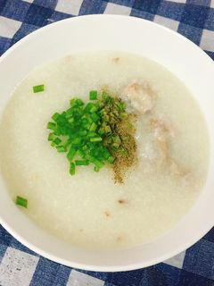 Hình của món Cháo sườn.