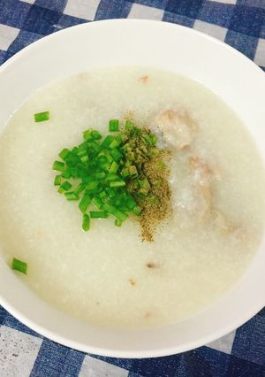 Hình của món Cháo sườn.