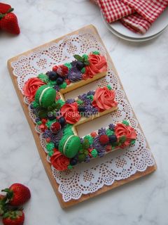 Foto resep Letter cake, versi Simple