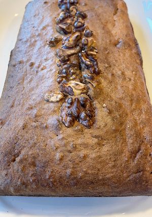 Une photo de Gâteau banane et noix 🤎