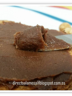 Una foto de Crema de cacao casera (nuestra Nocilla o Nutella)