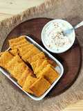 🧀Crackers de calabaza, queso y harina de garbanzo 🧀