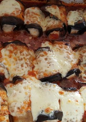 Une photo de Roulés aubergines