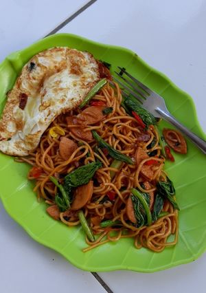 Foto resep Mie goreng sosis