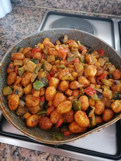 Una foto de Ñoquis airfryer
