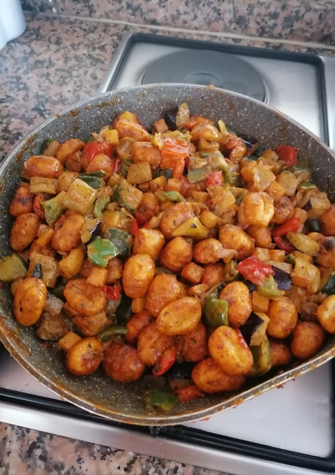 Una foto de Ñoquis airfryer