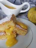 Dolce di mele con crema al limone