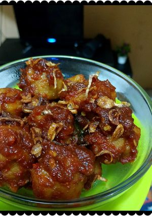 Foto resep Pentol Bumbu Bakar