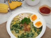 Gambar bubur manado tinutuan pakai ayam