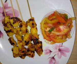 Fresh, Menyajikan Sate maranggi ayam Lezat Mantap