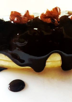 Una foto de Plátano pera con miel de naranjo y chocolate negro