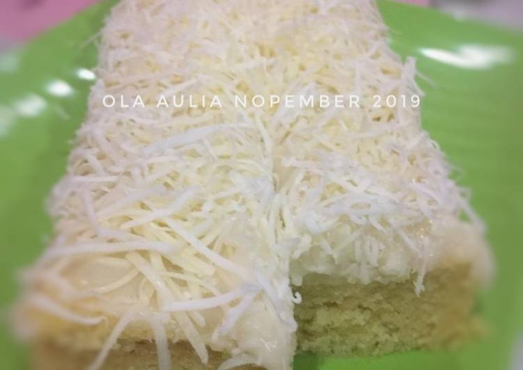 Bolu susu lembang kukus ala bunda ei (rasa duren)