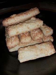 Sajtos rúd, sütőporos recept fotója