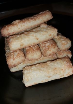 Sajtos rúd, sütőporos recept fotója