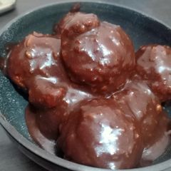 Choco ladoo A picture of Choco ladoo.