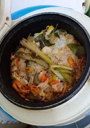 Foto resep Nasi liwet rice cooker