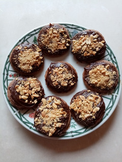 Una foto de Galletitas con chocolate y maní