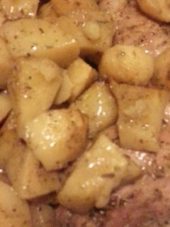 A picture of Greek Chicken and Potatoes.