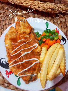 Foto resep Steak Ikan Tilapia, makanan sehat No MSG, solusi anak makan ikan!