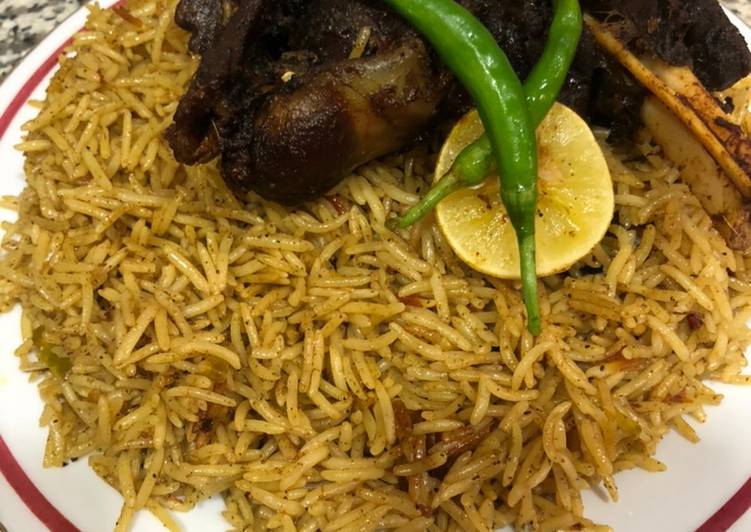 Recipe of Quick Mandi lamb and rice