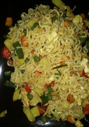 A picture of Yummy noodles.