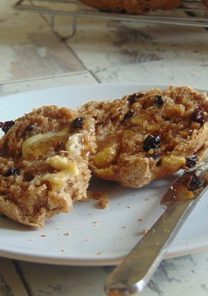 A picture of EasterBake Wholemeal Hot Cross Buns.