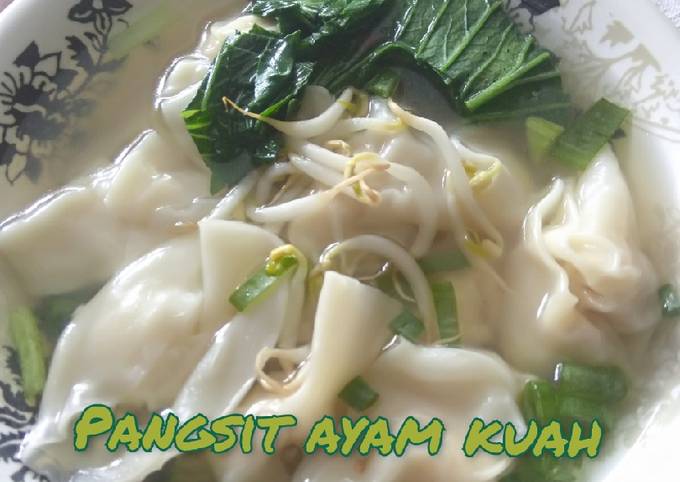 Resep Pangsit Ayam Kuah 💚 Oleh Endah Mumpuni Cookpad