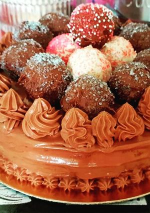 Une photo de Gateau a la ganache montée Nutella