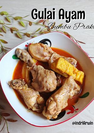 Foto resep Gulai Ayam Bumbu Praktis